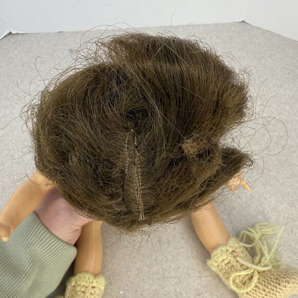 Vintage 1950's Ideal Toni Doll 14" Made in USA P-90 Brunette Nylon Hair Jointed - Picture 3 of 13